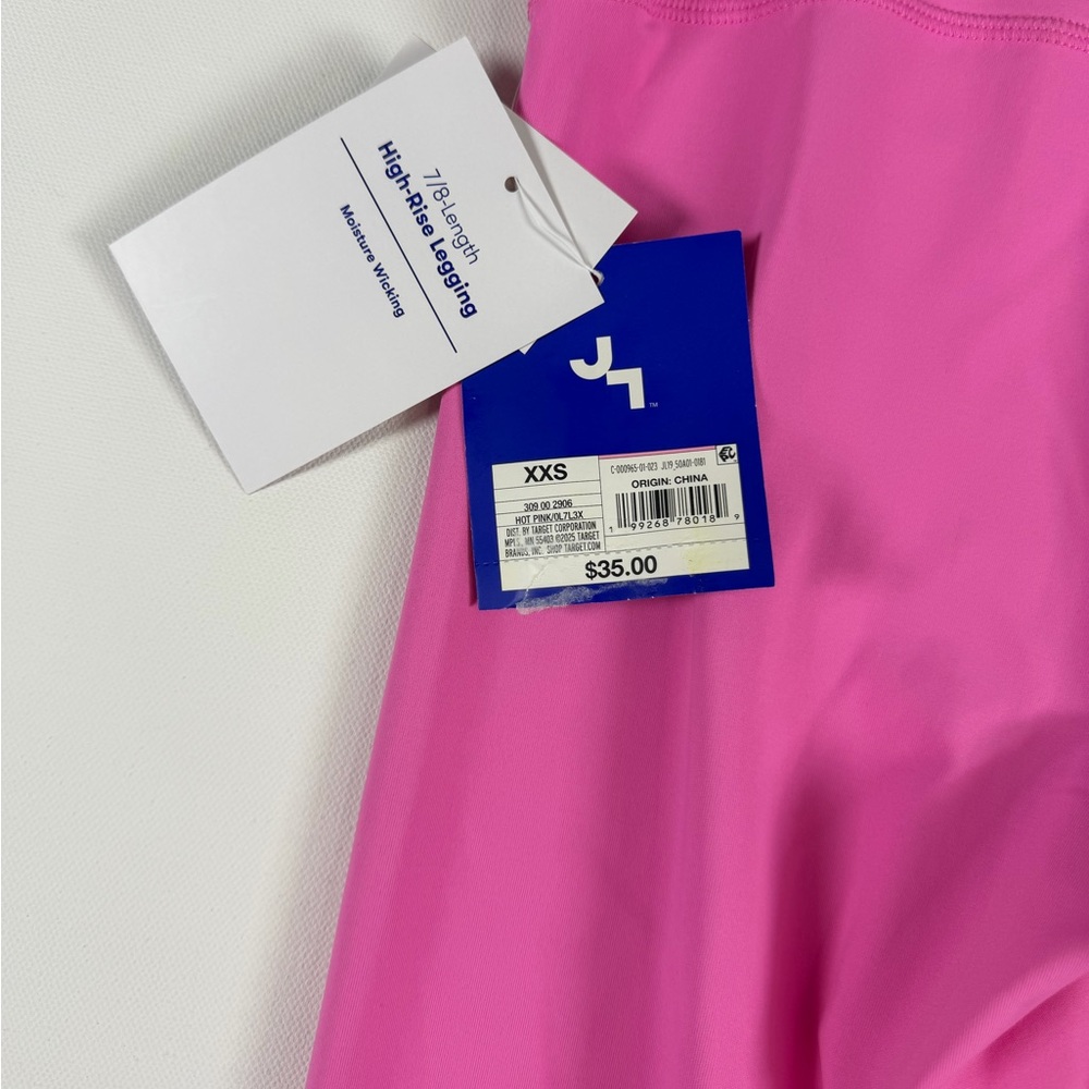 JoyLab Women's High-Rise Scallop Leggings - Pink - XXS, L & XXL - Picture 9 of 17